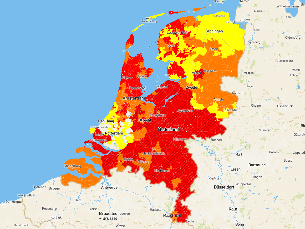 Netcongestie problemen Nederland